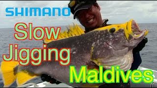 ● Slow Jigging Techniques in Maldives with OCEA JIGGER F CUSTOM ● [upl. by Tiena297]