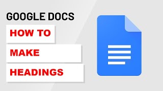 How To Make Headings in Google Docs [upl. by Anilehcim]