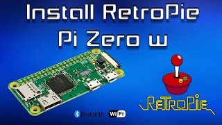 Raspberry Pi Zero W How To Install RetroPie [upl. by Annaed]