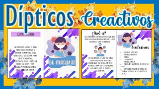 ✨Cómo hacer DIPTICOS en Word 💨💻 [upl. by Langbehn]