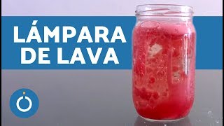 Lámpara de lava casera  Manualidades fáciles [upl. by Nivlak]