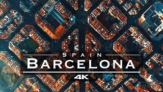 Barcelona Spain 🇪🇸  by drone 4K [upl. by Mohammed]