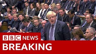 In full Boris Johnsons Brexit statement  BBC News [upl. by Zollie279]