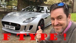 2016 Jaguar F Type S Coupe sc V6 380bhp  Review and Road Test [upl. by Akiv]