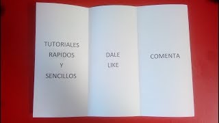 Word Aprende rapido a crear un triptico [upl. by Nryhtak]