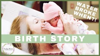 My Positive Birth Story  No Epidural 3 hour Labor [upl. by Anileh]