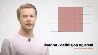 Kvadrat  definisjon og areal [upl. by Nodmac]