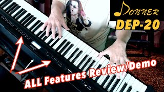 Donner Electric Piano  DEP20  Complete Review Demo and Unboxing [upl. by Slorac]