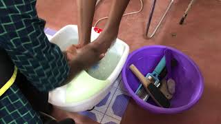 HOW TO DO A BASIC SALON PERFECT PEDICURE Step By Step Guide [upl. by Zola463]