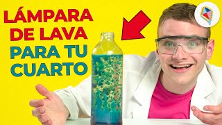 TUTORIAL 🔔 La manera MÁS FÁCIL de hacer una LÁMPARA DE LAVA  Pegamente [upl. by Tingey]