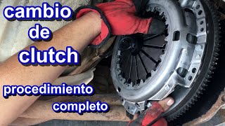 Como cambiar el clutch video completo [upl. by Annaehs100]