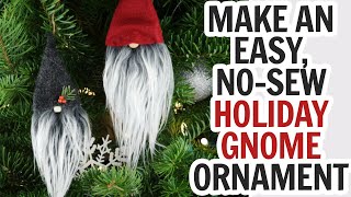 Christmas Gnome Ornament  DIY Swedish Gnomes  Gnomes DIY  How to Make Gnome Ornaments  Gnome [upl. by Matland]