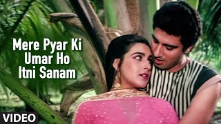 quotMere Pyaar Ki Umar Ho Itni Sanamquot Full Video  Waaris  Lata Mangeshkar  Amrita Singh Raj Babbar [upl. by Alper]