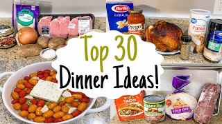 Whats For Dinner 30 of the BEST Quick amp Easy Recipes  Tasty Cheap Meal Ideas  Julia Pacheco [upl. by Firehs250]