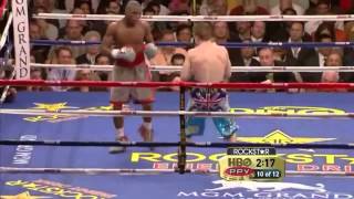 Mayweather KOs Hatton [upl. by Assirok]