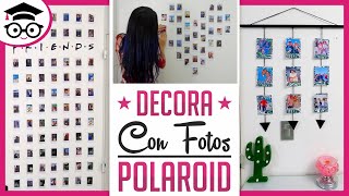 DIY  Ideas Para Decorar Con Fotos Polaroid  Instantáneas Room Decor  Sandy Olivera [upl. by Teirtza]