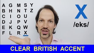 How To Pronounce The English Alphabet BRITISH PRONUNCIATION [upl. by Edie]