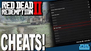 RED DEAD REDEMPTION 2  Cheat Menu Guide [upl. by Einafets]