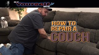 how to repair a couch [upl. by Nysila]