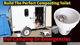 A Perfect Composting Toilet For Camping Or Emergencies [upl. by Amsirahc]