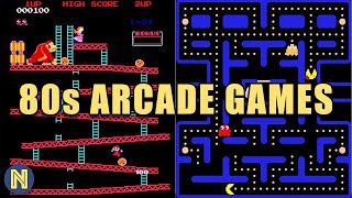 30 BIGGEST ARCADE GAMES OF THE 80S [upl. by Pry]