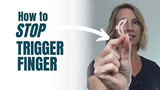 How to Stop Trigger Finger CATCHING and POPPING TRY THIS [upl. by Ruscio]