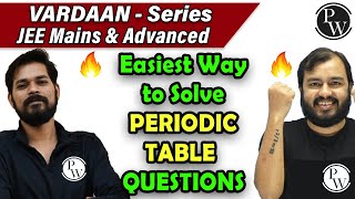 Easiest Way to Solve Periodic Table Questions  JEE Mains amp Advanced  Class 11  VARDAAN Series [upl. by Ahon]