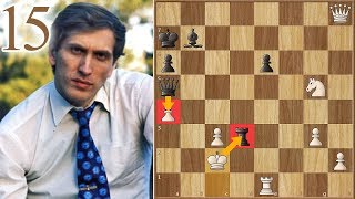 1250000  Spassky vs Fischer  1972  Game 15 [upl. by Yousuf]