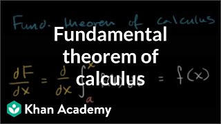 Fundamental theorem of calculus Part 1  AP Calculus AB  Khan Academy [upl. by Enytnoel]