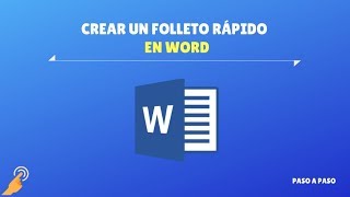 Crear un folleto rápido en Word [upl. by Alikahs]