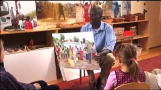 Salva Talks with Children about Water for South Sudan [upl. by Auoy]