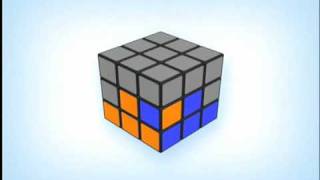 Stage 4 Solve the Middle Layer of the Rubiks Cube [upl. by Trude]