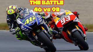 Valentino Rossi VS Marc Marquez Epic Battles [upl. by Karleen]