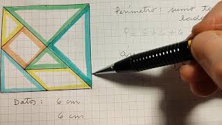 Tangram ÁREA Y PERÍMETRO [upl. by Bea]