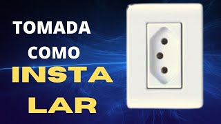 Como instalar Tomada Elétrica Passo a Passo [upl. by Enelyt]