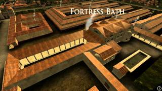 Animation of ancient Roman Fort in Caerleon Wales [upl. by Ase]