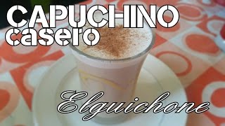 CAPUCHINO CASERO FACIL Y RIQUISIMO [upl. by Ysabel]