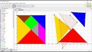 Tutorial para crear un Tangram con GeoGebra [upl. by Yelak]