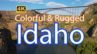 Colorful amp Rugged IDAHO  a 4K Travel Guide [upl. by Bonilla]