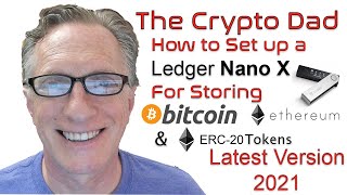 Ledger Nano X Hardware Wallet Setup Guide Latest Version 2021 [upl. by Barina]