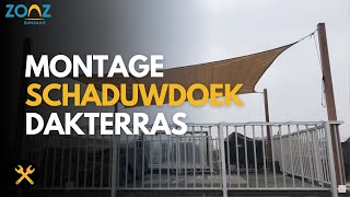 Hoe monteer ik een schaduwdoek op een dakterras [upl. by Fisher214]