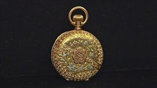 1890 Elgin Gold Pocket Watch  Kentucky Collectibles  KET [upl. by Hassi]