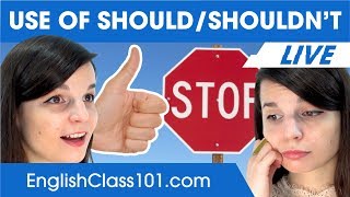 Giving Advice in English  Should  Shouldnt  English Grammar for Beginners [upl. by Ellenor]