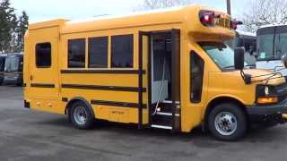 Northwest Bus Sales  NEW 2014 Chevrolet Starcraft Quest Type A Wheelchair School Bus  B13122 [upl. by Haimerej]