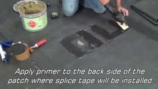 EPDM Rubber Roof Repair [upl. by Attenyw422]