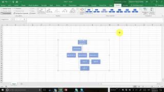 Crear un organigrama en Excel 2016 [upl. by Robbie]