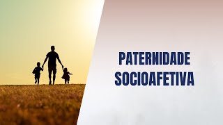 Paternidade socioafetiva [upl. by Roose]