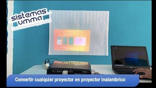 Convertir cualquier proyector en un proyector inalámbrico [upl. by Disharoon452]