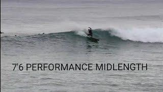 76 PERFORMANCE MIDLENGTH  FUNBOARD SURFING [upl. by Vanni]