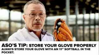 Breaking in an Outfield Baseball Glove [upl. by Antony]